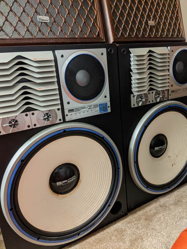 Sansui SP-Z9 Vintage Floor Standing Speakers | Reverb