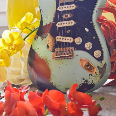 Two Tone Relic (Seafoam over Sunburst) image 5