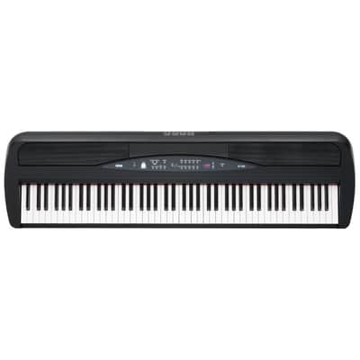 Korg SP-280 Digital Piano with Stand, 88-Key, Black, Open Box (Like New)
