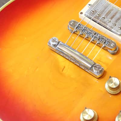 Vintage! 1972 Gibson Les Paul Custom Electric Guitar Cherry Sunburst + OHSC image 6