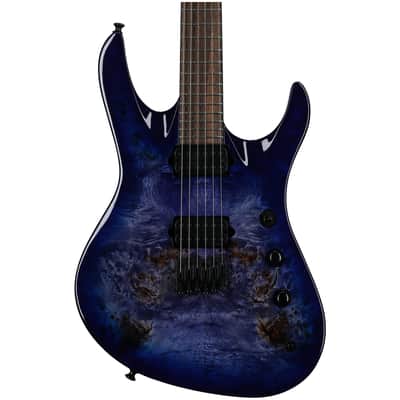 Jackson Pro Broderick Soloist HT6P Electric Guitar, Transparent Blue, Open Box (Good) image 4
