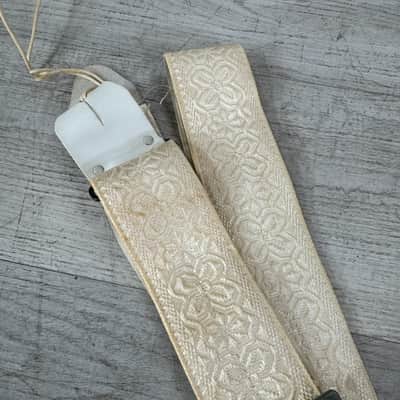 Ace Vintage Guitar Strap White image 6