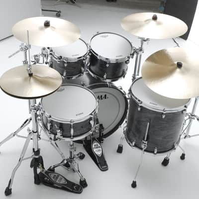 Tama TW42RZS-ASCS STAR Walnut Shell Kit 4 pcs - Satin Charcoal Japanese Sen/Chrome HW image 24