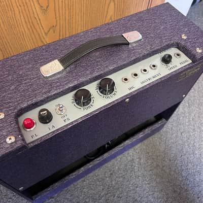 1960's Beltone Tube Guitar Amplifier Purple Sparkle WOW!! image 6