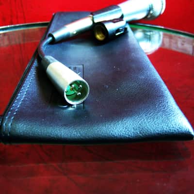 Vintage 1970's Shure PE588 dynamic cardioid microphone Hi Z Satin Chrome w accessories # 1 image 15