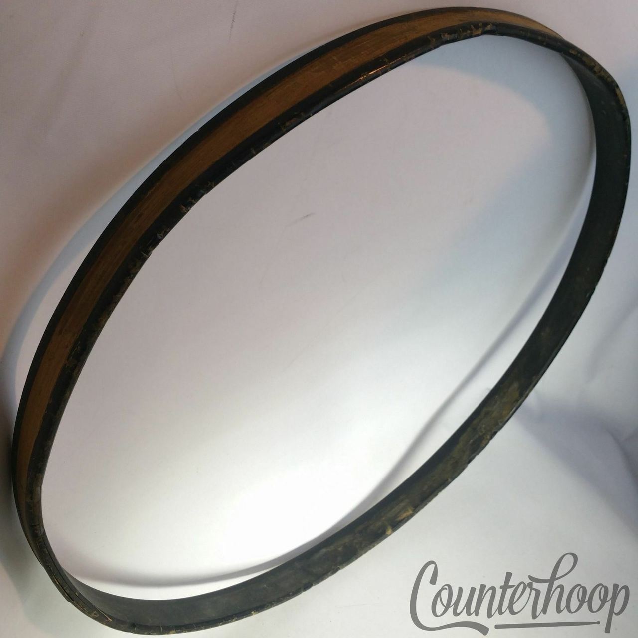 Gretsch 22"3Ply Maple Bass Drum Hoop/Rim Round Badge USA Broadkaster Vintage 50s — main photograph
