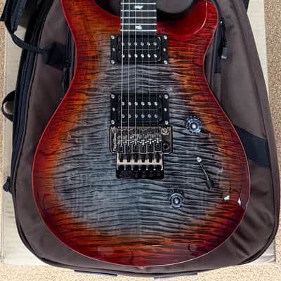 PRS SE Custom 24 Floyd Electric Guitar 2025 - Charcoal Cherry Burst image 1