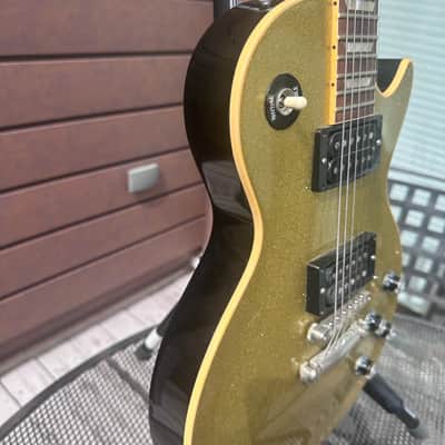 Gibson Les Paul Standard custom shop 2016 - Gold sparkle image 4