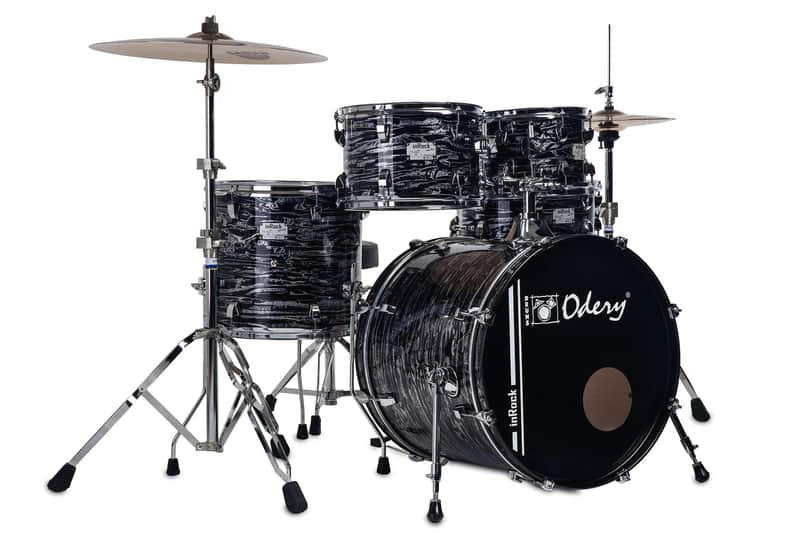 Odery InRock Series Drum Kit (without Hardware Pack) - Dark Tiger 10/12/14/14/20 image 1