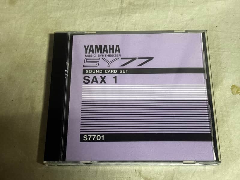 Yamaha SY77 SOUND CARD SET SAX1 S7701 D7701-01 W7701 image 1