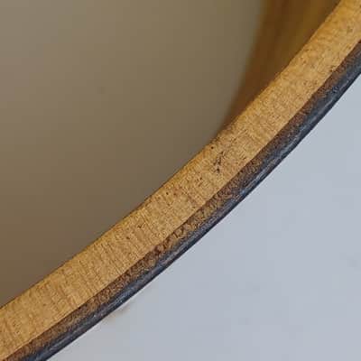 Leedy 12x24"Bass Drum Vintage 30s Elkhart,IN Era Mahogany/Poplar+3 Maple ReRings image 8