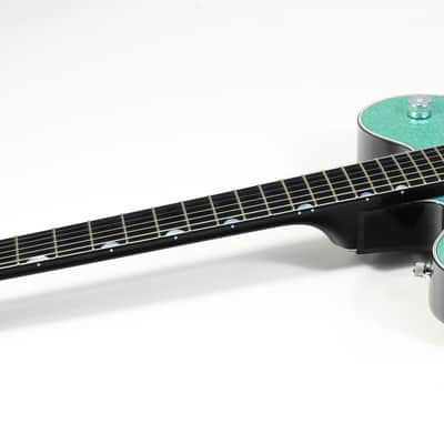 2015 Gretsch USA Custom Shop STEPHEN STERN G6136-CS DC Double Cut White Falcon Turquoise Sparkle 3-Pickup ONE-OFF! image 14