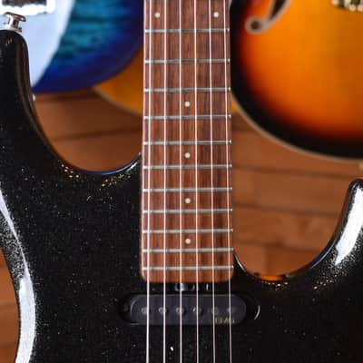 Music Man Luke HSS Black Sparkle - pick up manico Crossroad image 14