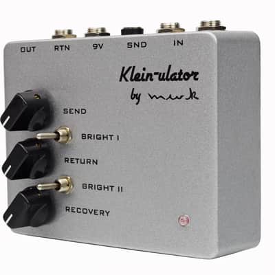 Ceriatone Mini Klein-ulator Solid State Effects Loop Buffer Pedal - Silver image 3