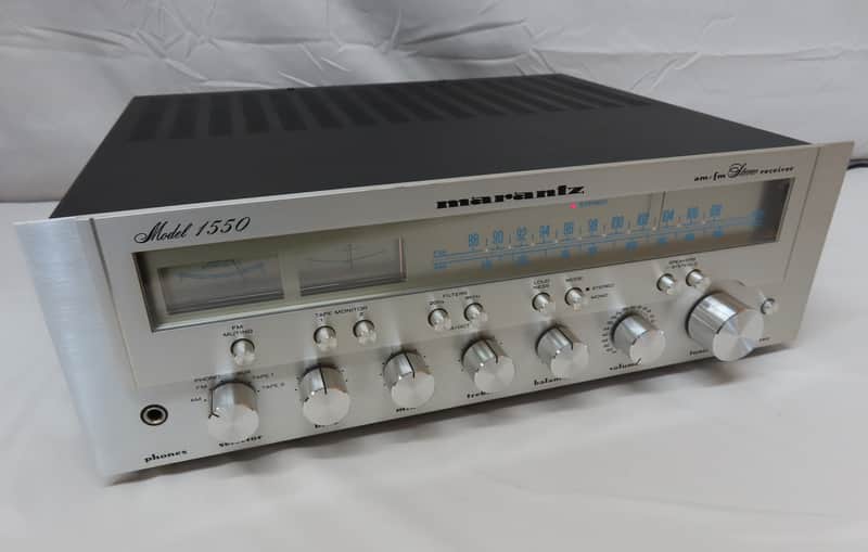 Vintage Marantz 1550 AM/FM Stereo Receiver - 50 Watts Per Channel image 1