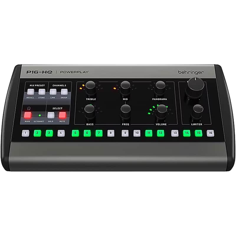 Behringer P16-HQ POWERPLAY 16-Channel Personal Monitoring Mixer image 1