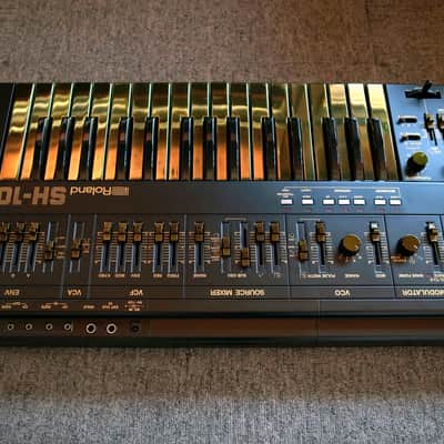 Roland SH-101  black & gold custom by ghostinmpc image 4