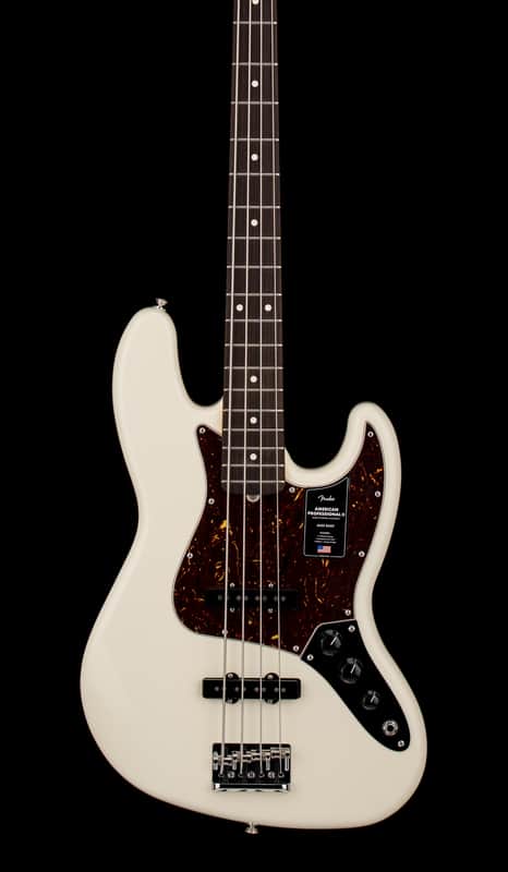 Fender American Professional II Jazz Bass - Olympic White #99985 image 1