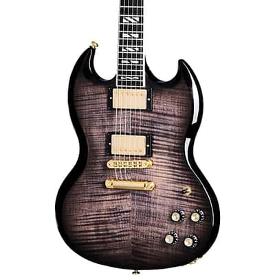 Gibson SG Supreme Electric Guitar 2024 - Translucent Ebony Burst image 1