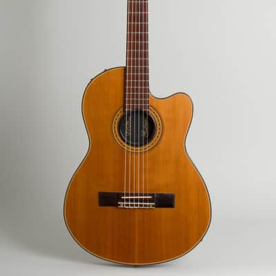 Gibson  Chet Atkins CE Classical Electric Guitar (1982), ser. #81722574, original brown tolex hard shell case. image 1