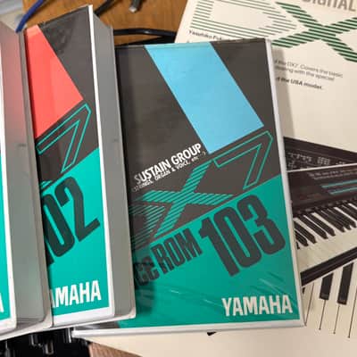 Yamaha DX7 Mk I w/ Factory Cartridge + VRC-101/102/103 + Manuals image 2