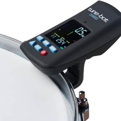 Tune Bot Studio Digital Drum Tuner Bundle with Liquid Audio Drum Dampening Pads and Instrument Polishing Cloth - TBS-001 Professional Clip On Drum Tuner for Acoustic Drum Kits image 4