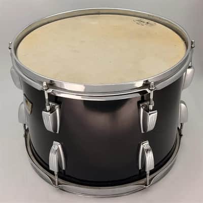 Used Vintage Ludwig 3-Ply Tom 13x9 Black w/White Interior - Fair image 5
