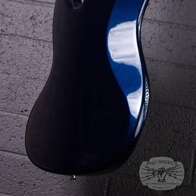 Tokai AJB114 MIJ Jazz Bass Gunmetal Blue Metallic Matching Headstock Made in Japan image 9