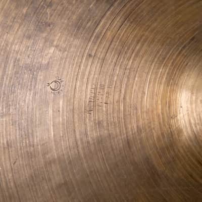 Vintage Zildjian 14" K Istanbul Intermediate Hi Hat Cymbal 864g image 3