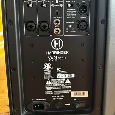 Harbinger VARI V2312 2000-Watt Active PA Speaker with Bluetooth 2019 - Present - Black image 2