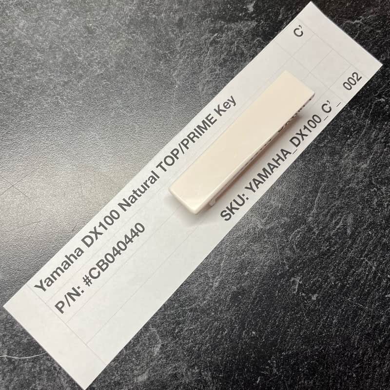 ORIGINAL Yamaha Replacement Natural TOP C Key (CB040440) for DX100, CS01 image 1
