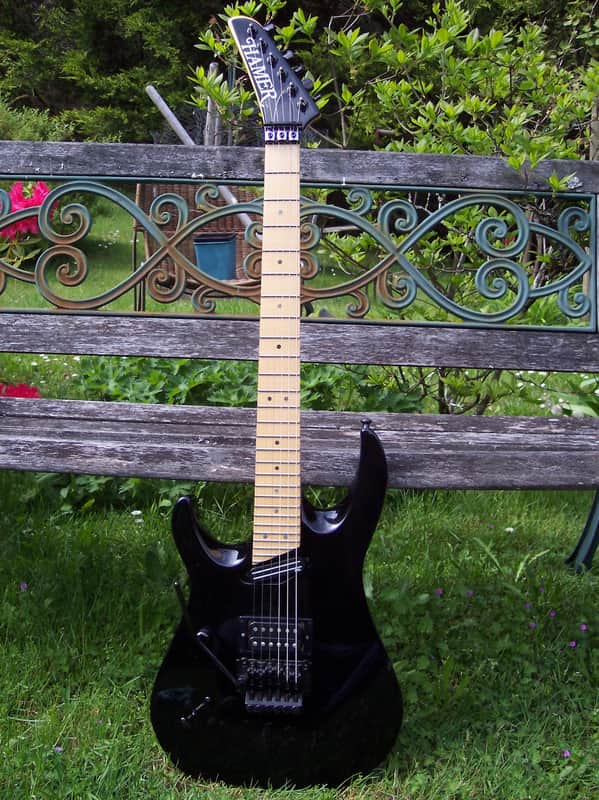 1990 HAMER USA CALIFORNIAN electric guitar left handed Lefty image 1