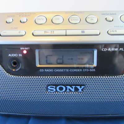 Vintage Sony Radio CFD-S05 Cassette, Cd player 2000s image 5