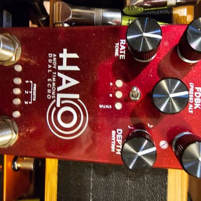 Keeley Halo Andy Timmons Dual Echo Pedal - Andy Apple Red Bundle
