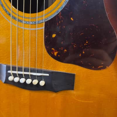 Guild F-55 Acoustic Electric Guitar w/ OHSC (2010s - Sunburst) image 7
