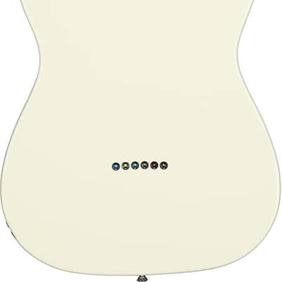 Fender Standard Telecaster Electric Guitar. Laurel Fingerboard, White Pickguard, Olympic White image 3