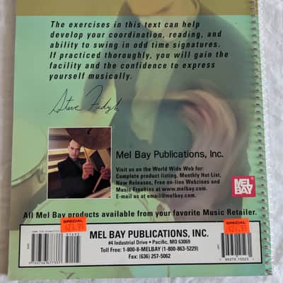 Jazz Drum Set Independence 3/4, 4/4 and 5/4 Time Signatures Music Exercise Book image 2