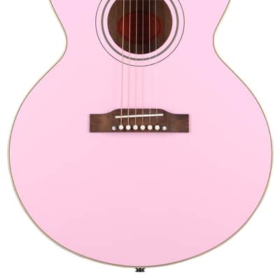 Epiphone J-180 LS Acoustic-electric Guitar - Pink image 1