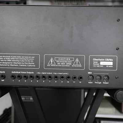 Oberheim OB-Mx Rackmount Analog 2-Voice Synthesizer with manual image 2