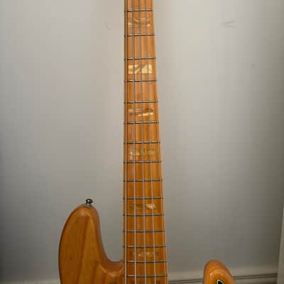 Rare USA Fender Marcus Miller Jazz Bass V — 2005 Natural Ash (Discontinued Model) image 11