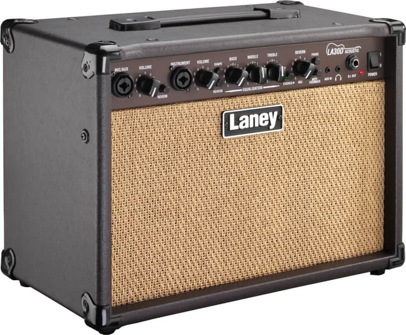 Laney 30 Watt Acoustic Guitar Combo Amp w/ 2x6" Woofers & Chorus/Reverb - LA30D image 1