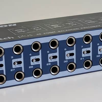 Samson S-Patch Plus 48-Point Audio Patchbay - Blue image 4