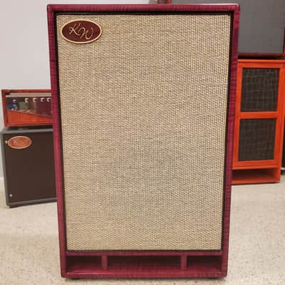 KW Cabs SIG-2 - Pomegranate AAAA Figured Maple 2x12 Guitar Speaker Cabinet image 10