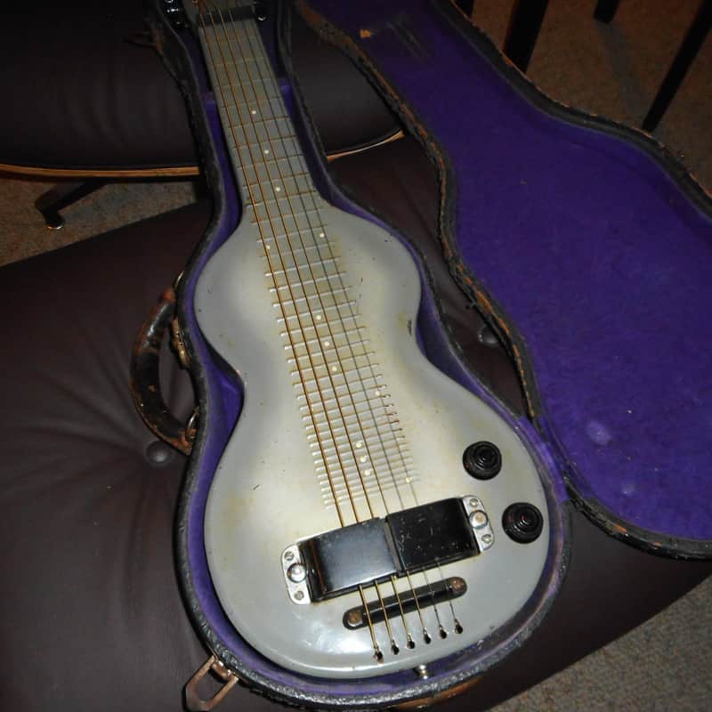 Rickenbacker Electro NS-6 1940's - faded grey burst w/OHSC image 1