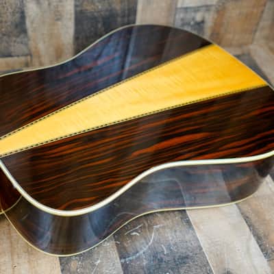 Morris W-40 Acoustic Guitar 1978 Natural Made in Japan MIJ w/ Case image 7