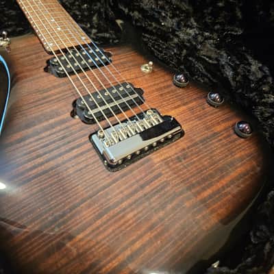 Ernie Ball Music Man BFR JP7 2007 walnut burst image 2