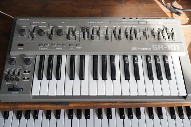 Roland SH-101 Analog Synthesizer - Mint with Keytar image 1
