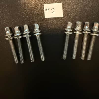 (8) Vintage Camco Snare Drum/Tom/Floor Tom Tension Rods& Chubby Washers #2 image 4