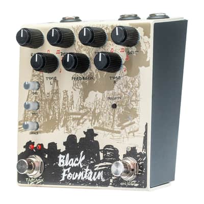 Old Blood Noise Endeavors Black Fountain Stereo Delay Pedal (Cream) image 2