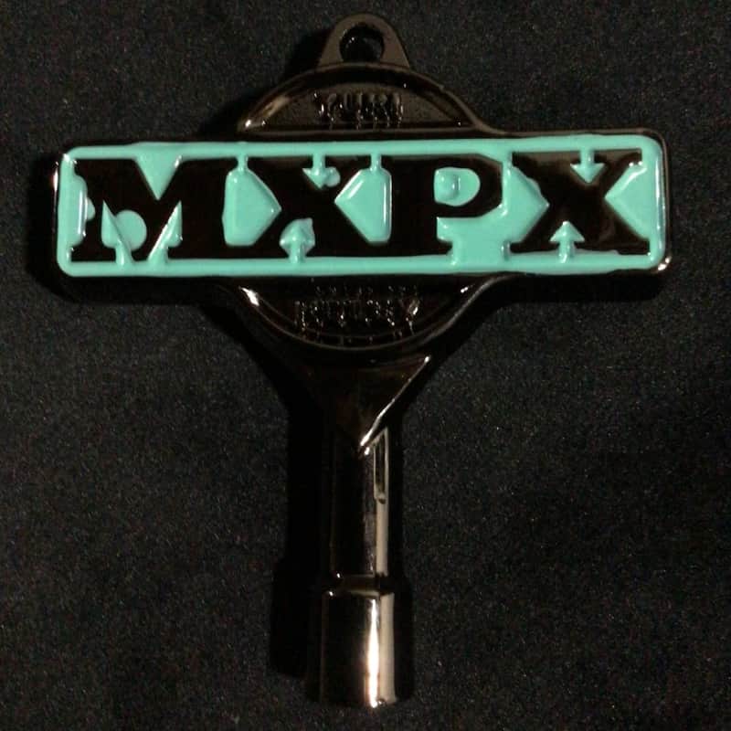 Yuri Ruley - MXPX - Black Chrome / Teal - Signature Drum Key image 1